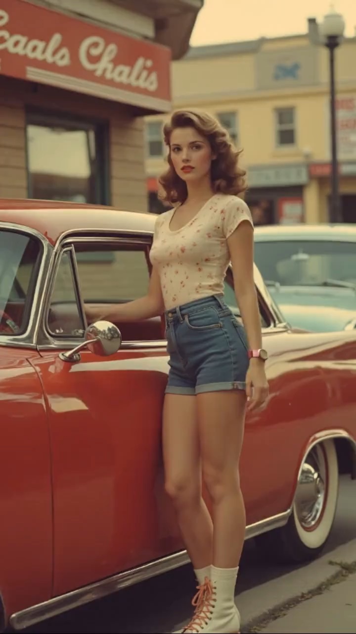 Anime girl with pastel pink hair