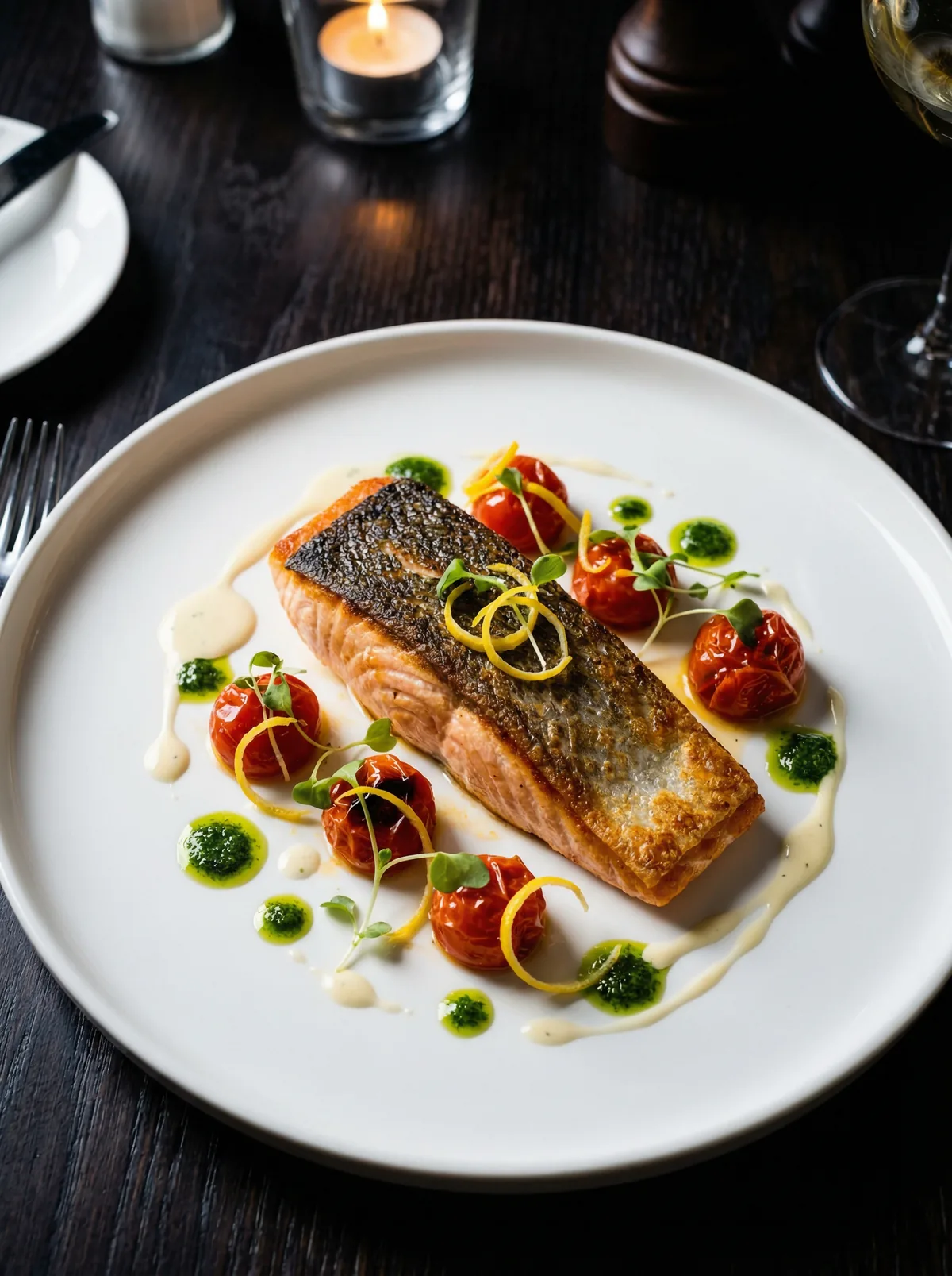 Michelin-Plated Salmon אחרי