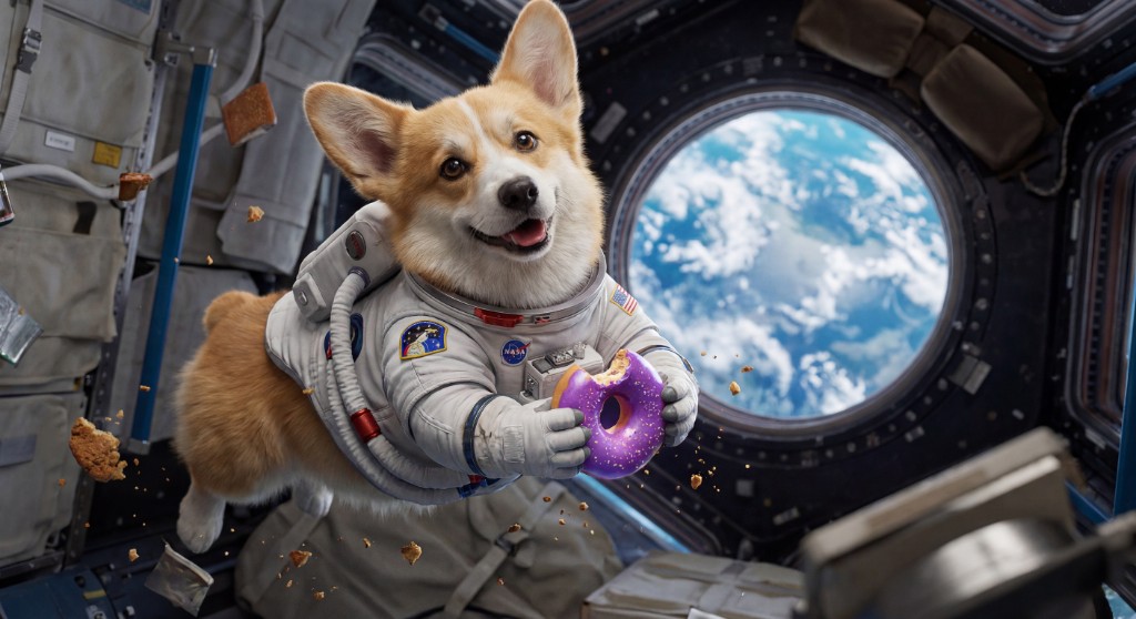 Pet Astronaut & Donut